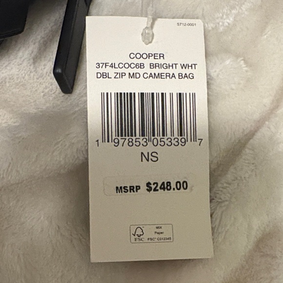 NWT Michael Kors White and Black Signature MK Camera Bag - Picture 6 of 12